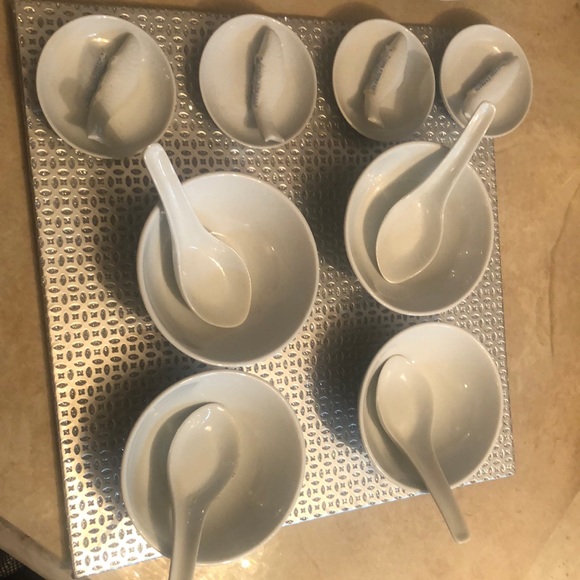 Japanese 4 piece place setting by Canton Express - Picture 2 of 10